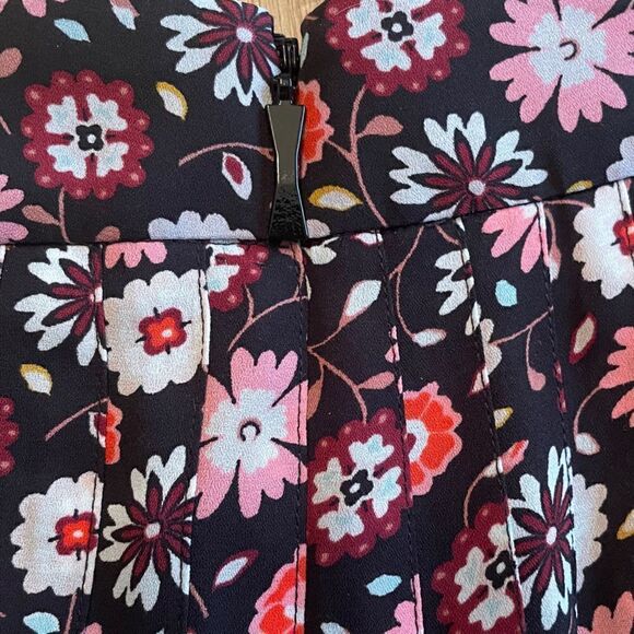 Kate Spade Floral Pleated Mini Skirt - Picture 3 of 6